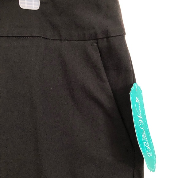 THE PIONEER WOMAN Womens Pull On Millennium Cropped Pants Black Size 1X 16-18 - Picture 6 of 12